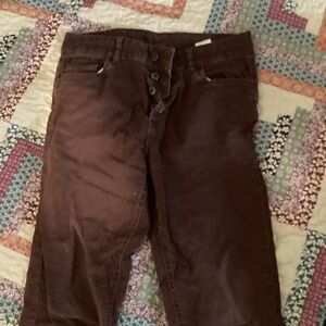 Reitmans Burgundy Button-Up Jeans, Comfy Stretch-Fit